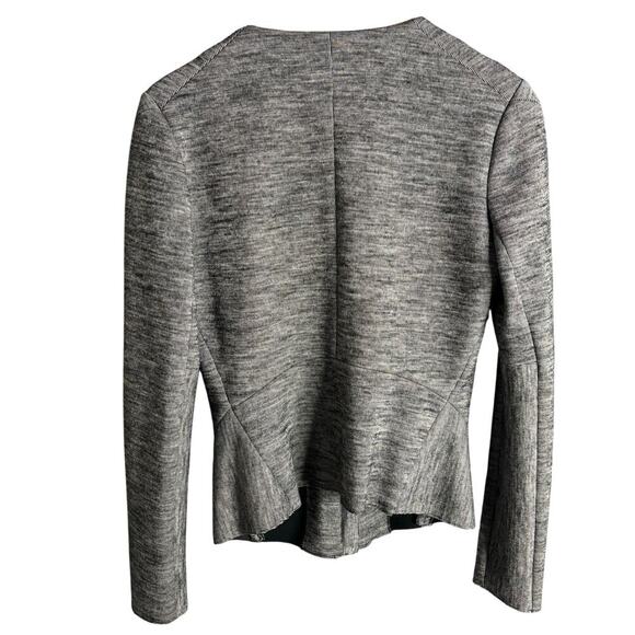 See By Chloe Collarless Jacket Heather Grey Size 8 - Picture 2 of 3